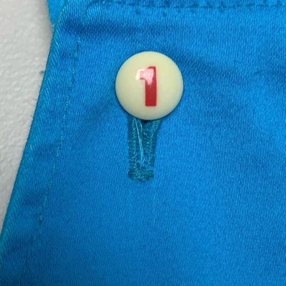 Vintage Sky Blue Teddy Bear Overalls Jumpsuit - Picture 10 of 10